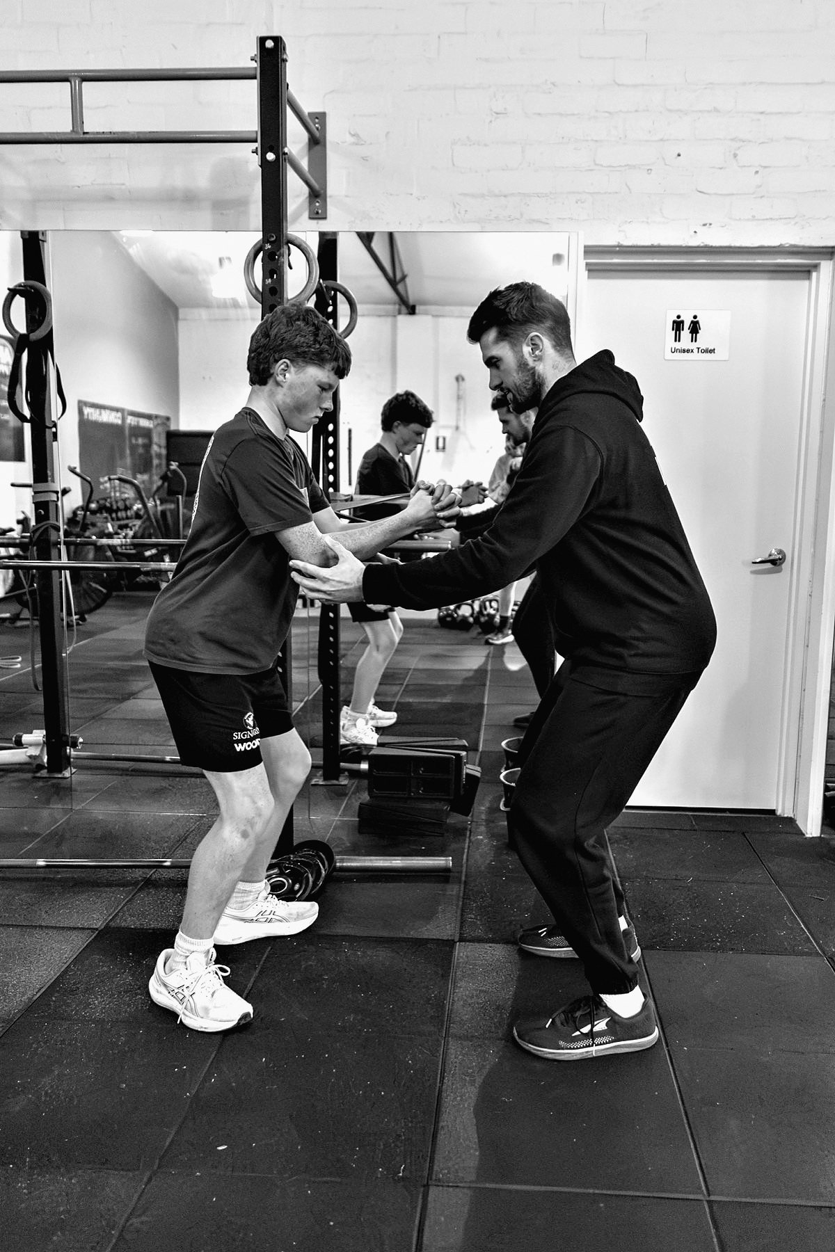 An athlete training at SISU